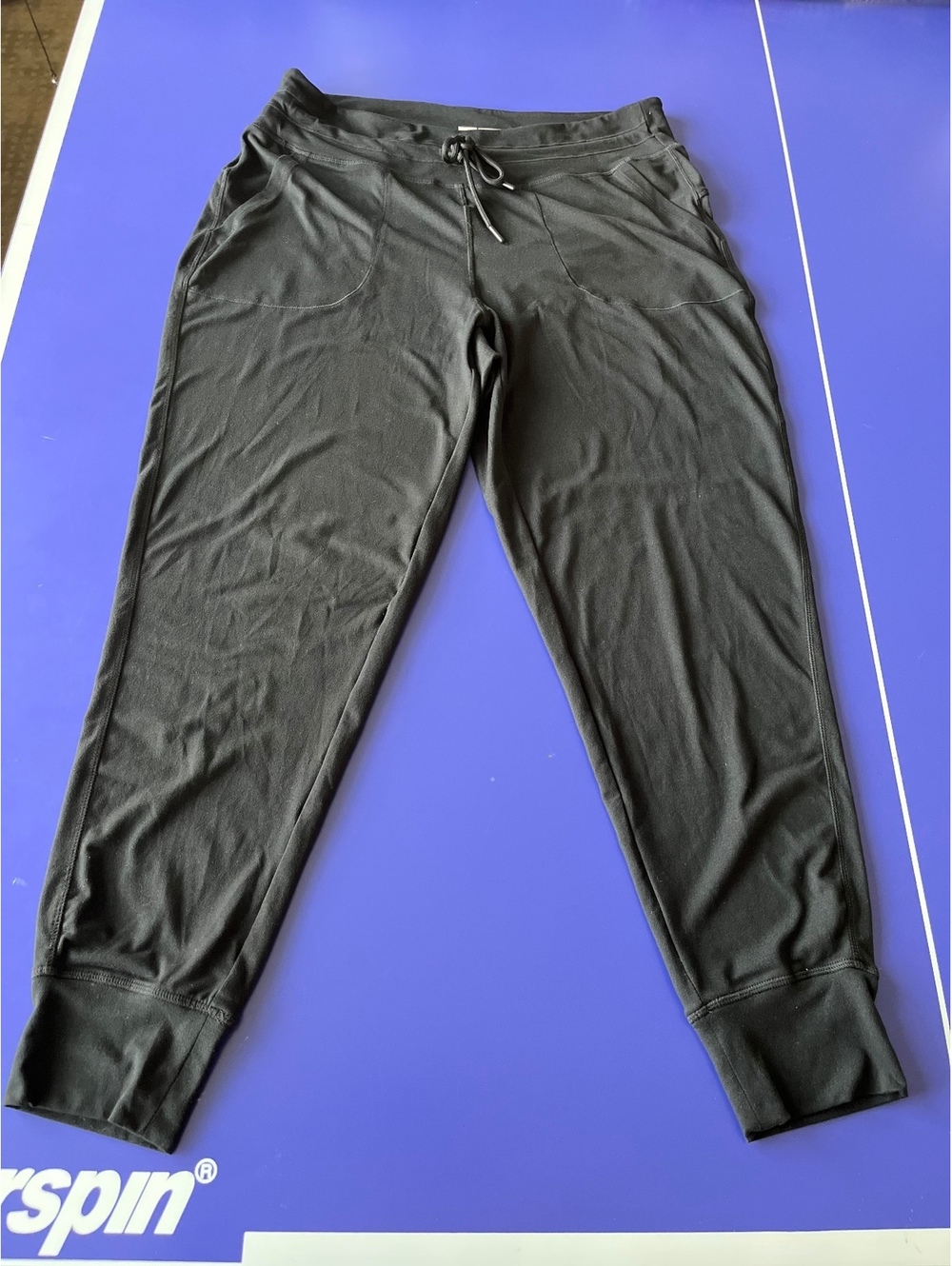Lolë Black Activewear Jogger Pants Women’s Size Large Drawstring Stretchy
